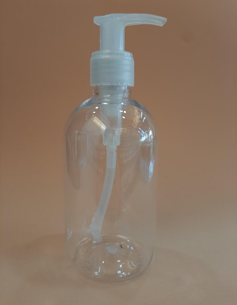 Frasco Bojudo 250Ml Com Valvula Pump Plástica