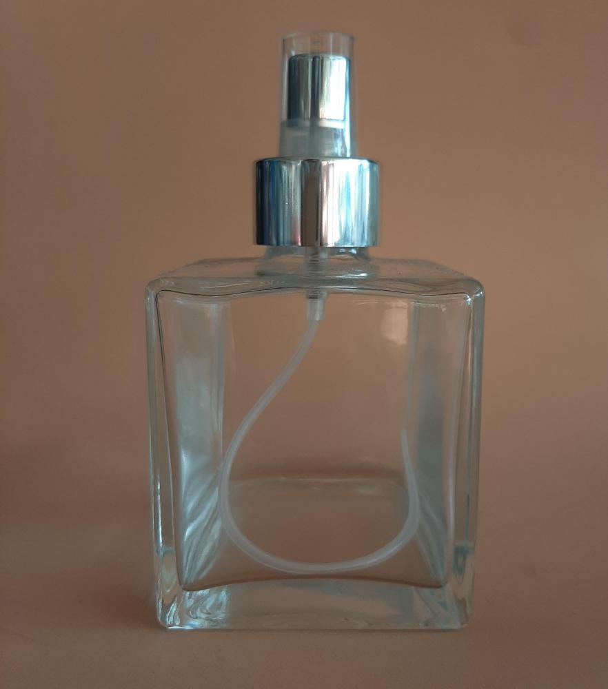 Vidro Cubo 250Ml Com Válvula Spray Luxo